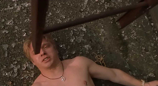 Evan - Shawn Sipos - falls in an alley 